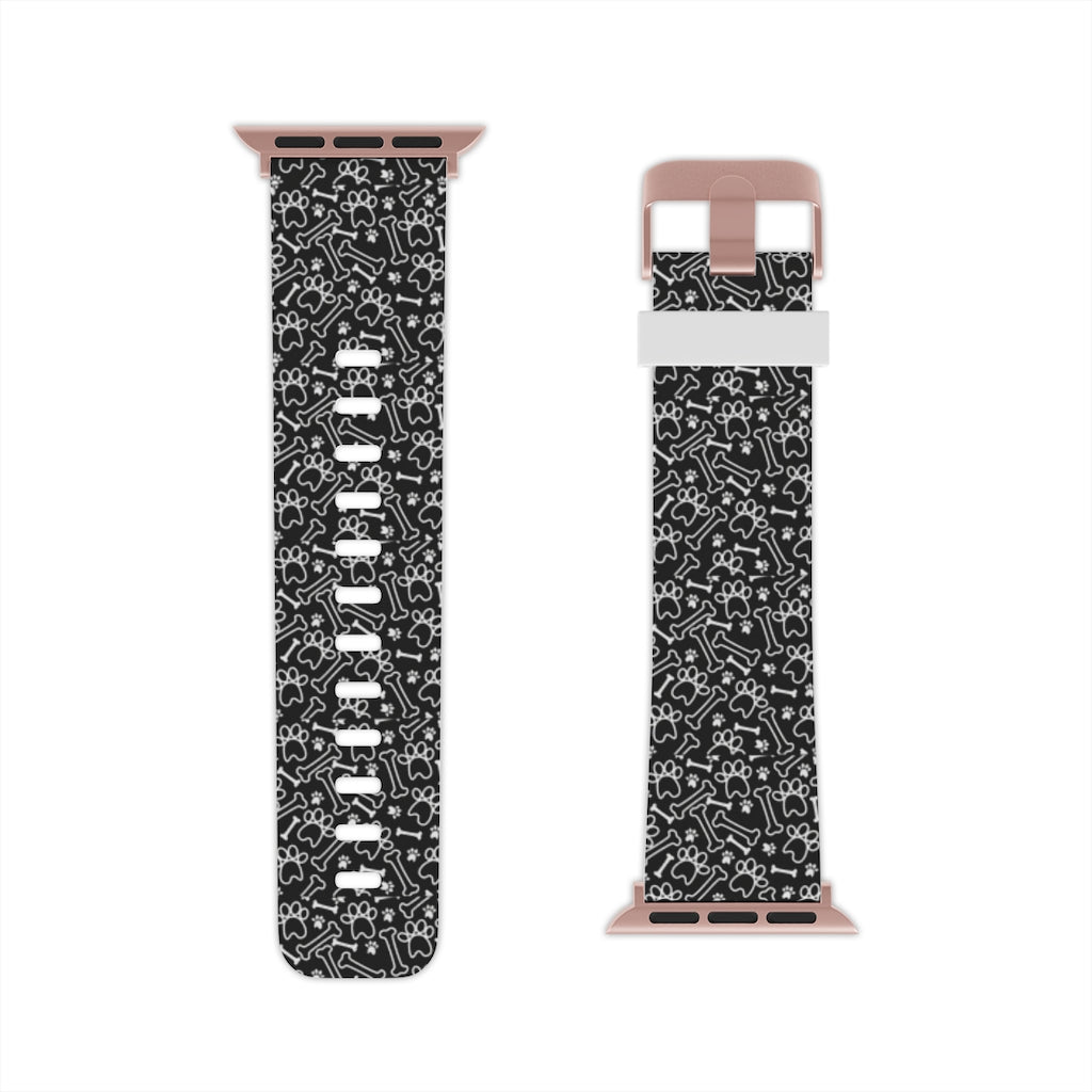 Black and White Dogs Apple Watch Band - We Love Your Gift