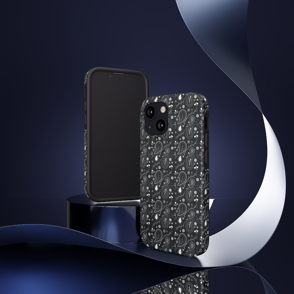 Black and White Tough Phone Case - Super-Cute & Impact Resistant for iPhones & Samsung - We Love Your Gift