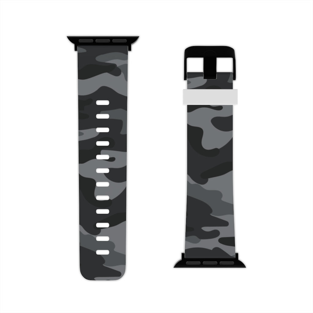 Black Camo Apple Watch Band - We Love Your Gift