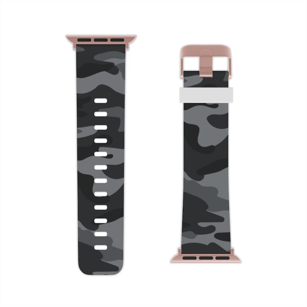 Black Camo Apple Watch Band - We Love Your Gift