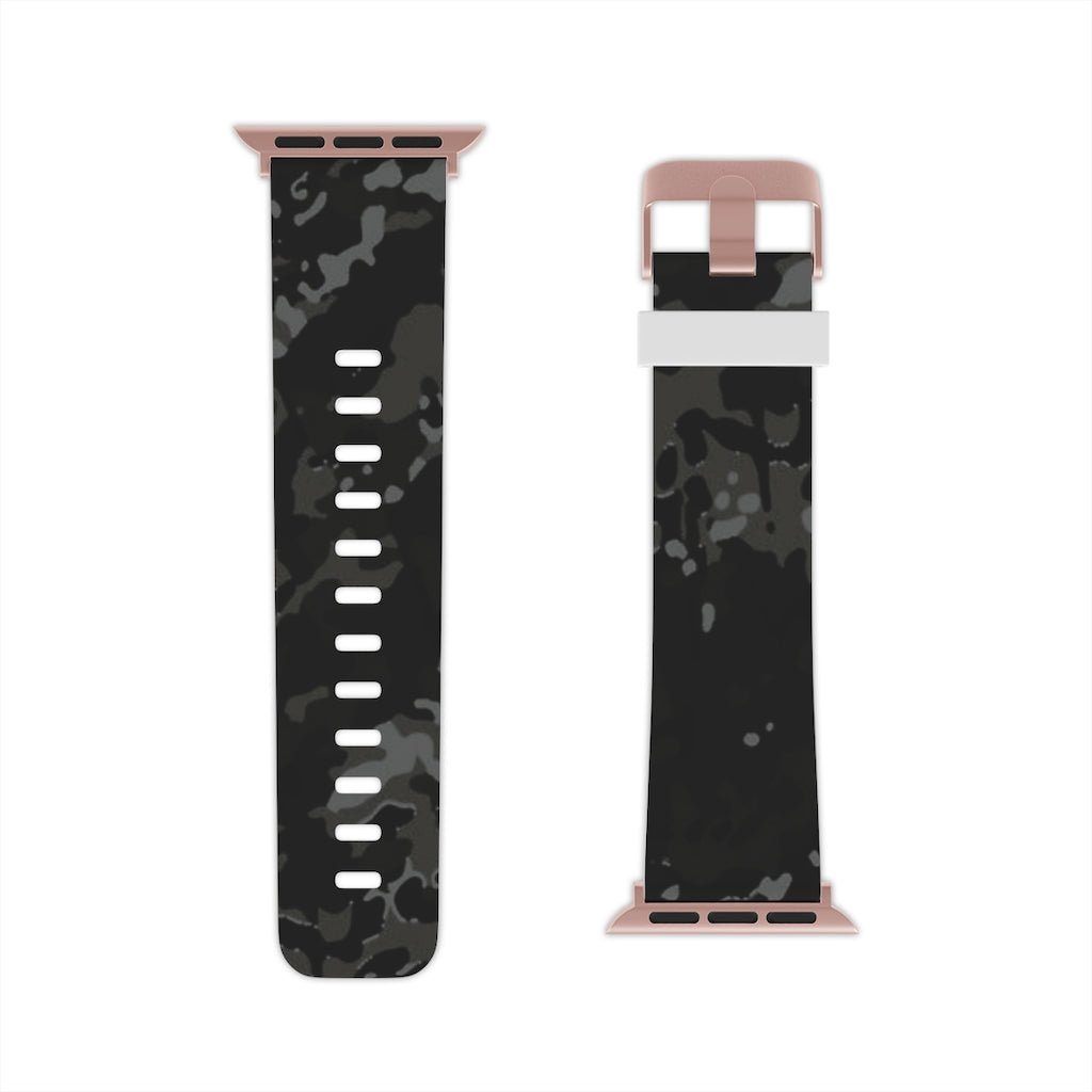 Black Special Ops Midnight Camo Apple Watch Band - We Love Your Gift