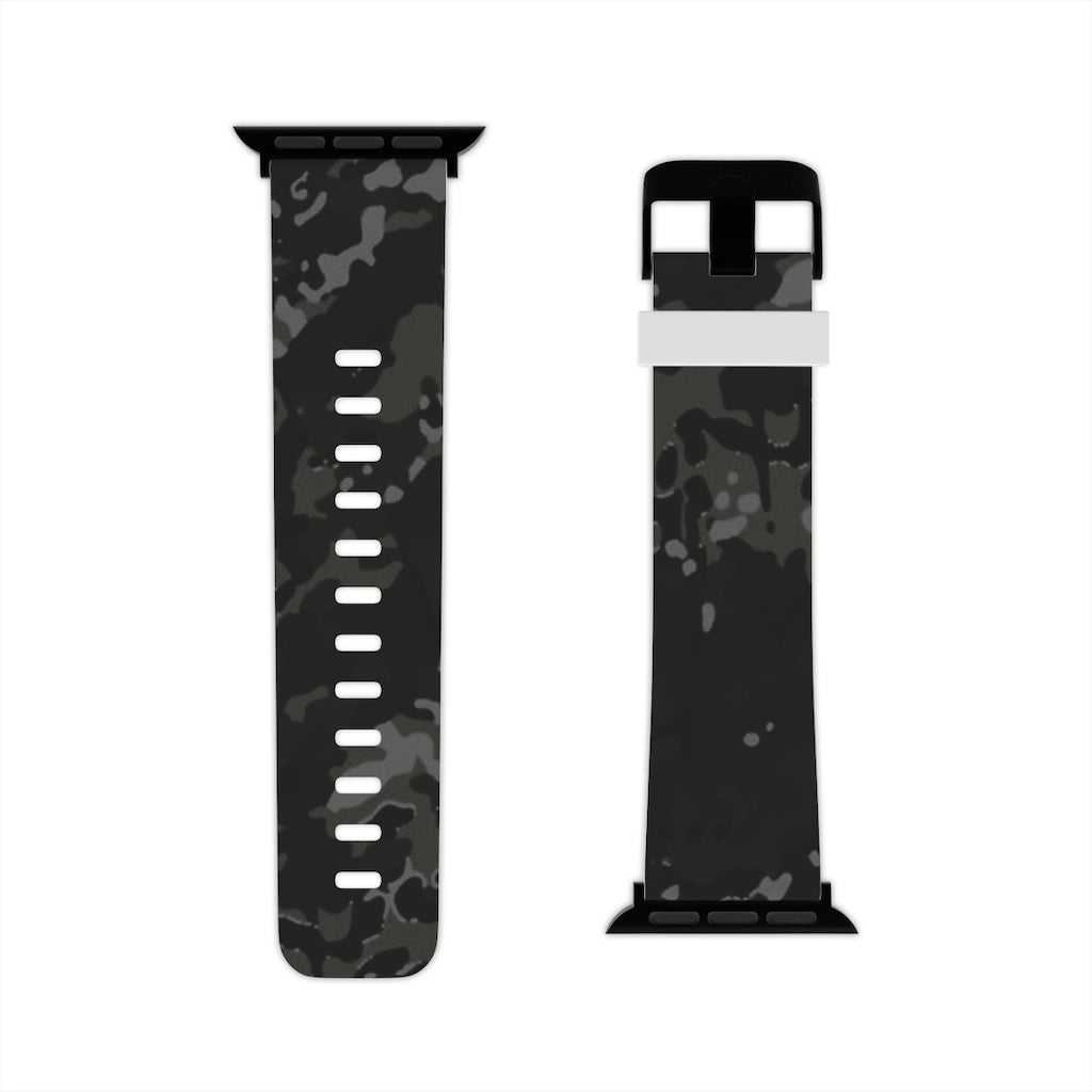 Black Special Ops Midnight Camo Apple Watch Band - We Love Your Gift