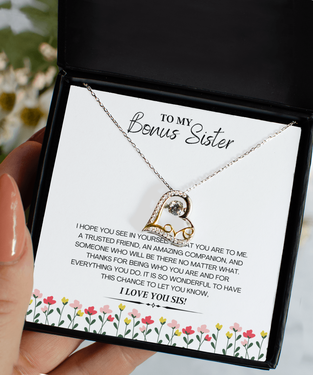 Bonus Sister Gift Jewelry with Message Card - We Love Your Gift