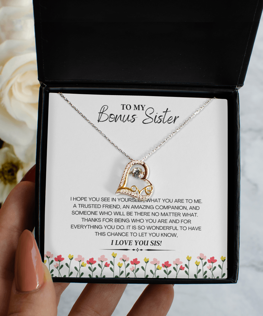 Bonus Sister Gift Jewelry with Message Card - We Love Your Gift