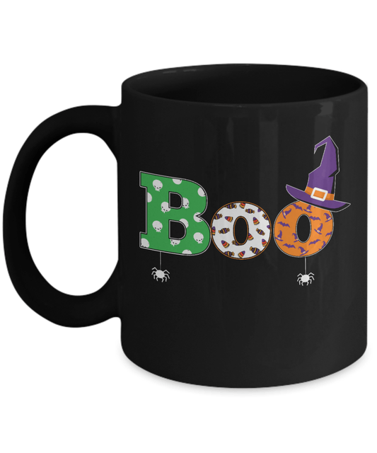 Boo Black Mug - We Love Your Gift