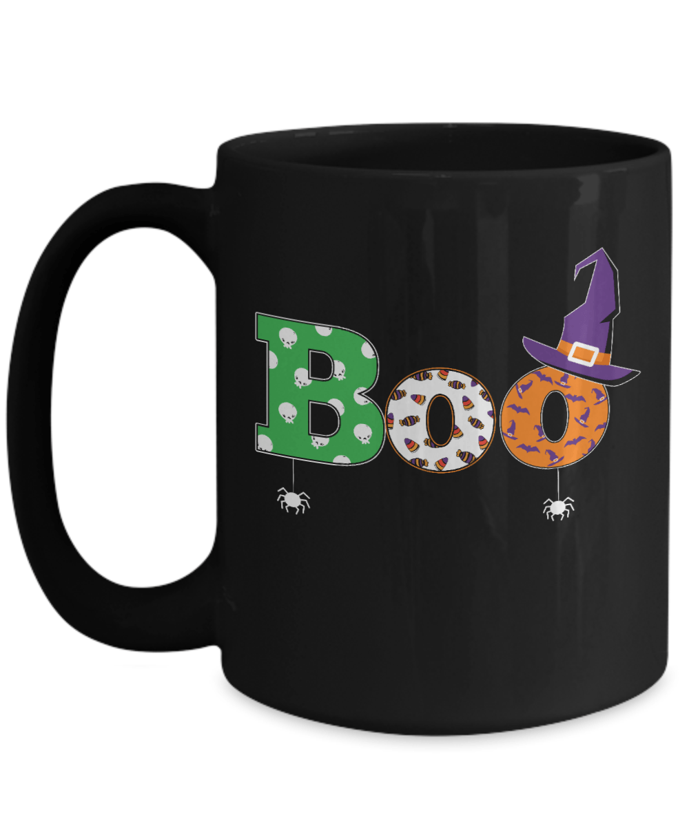 Boo Black Mug - We Love Your Gift