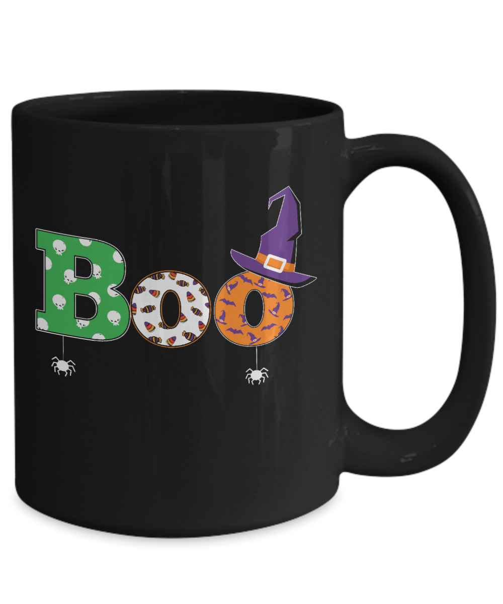 Boo Black Mug - We Love Your Gift