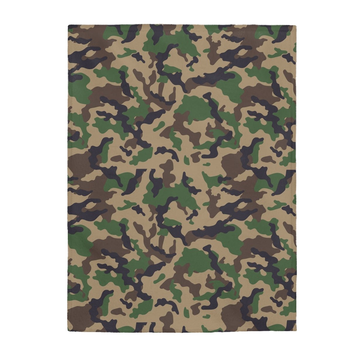 Camouflage Velveteen Plush Blanket - Super Soft, Warm & Cozy - We Love Your Gift