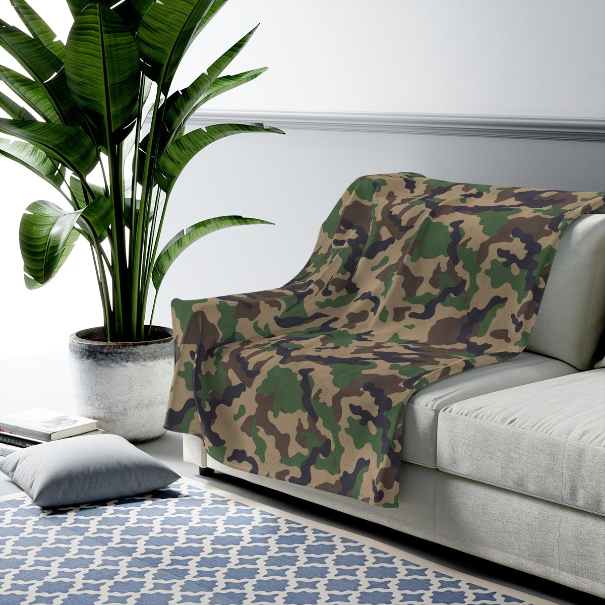 Camouflage Velveteen Plush Blanket - Super Soft, Warm & Cozy - We Love Your Gift