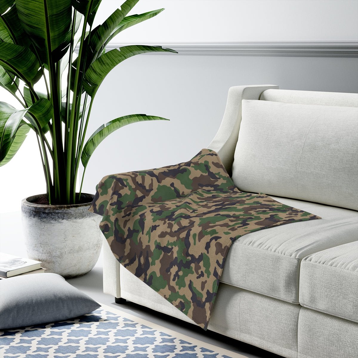 Camouflage Velveteen Plush Blanket - Super Soft, Warm & Cozy - We Love Your Gift