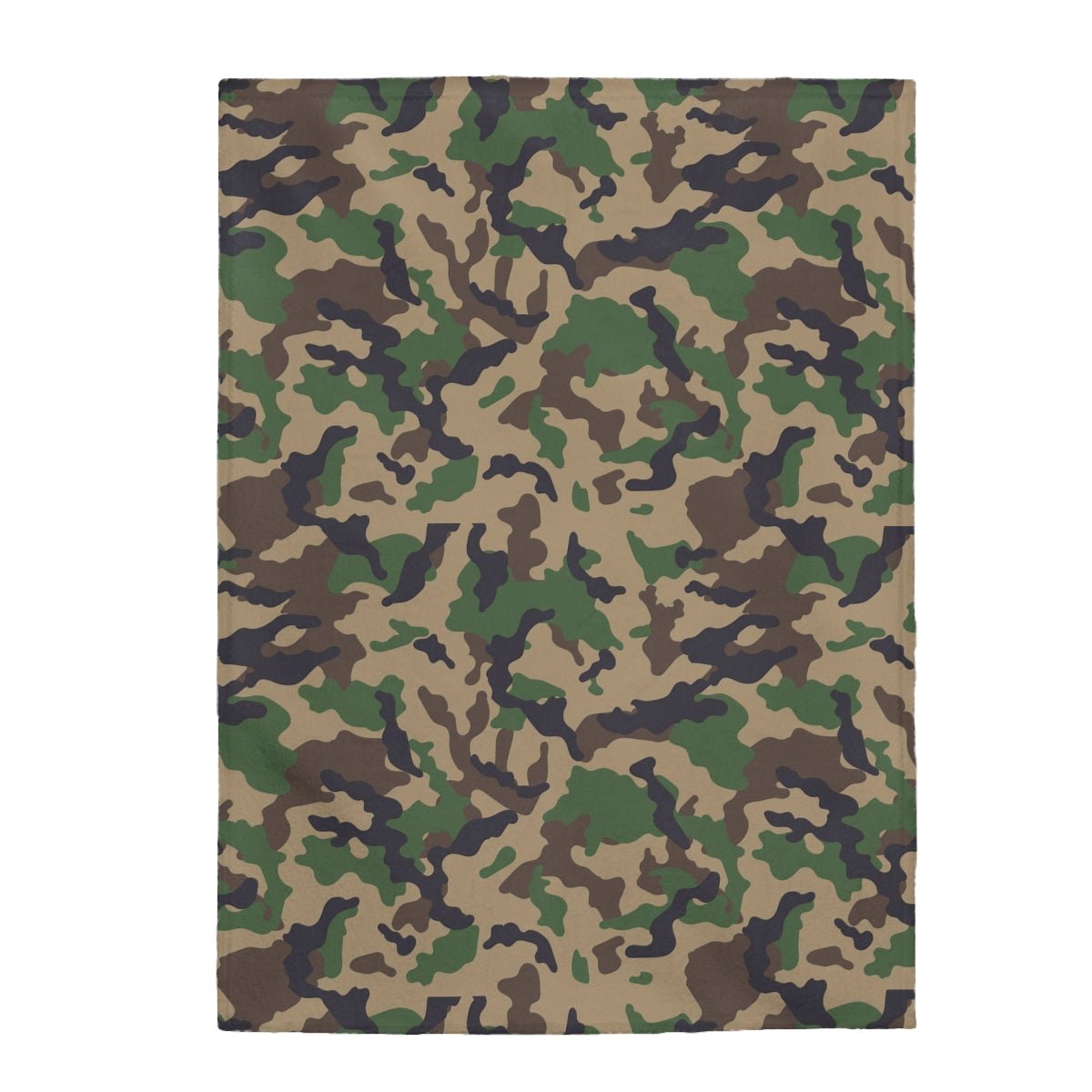 Camouflage Velveteen Plush Blanket - Super Soft, Warm & Cozy - We Love Your Gift