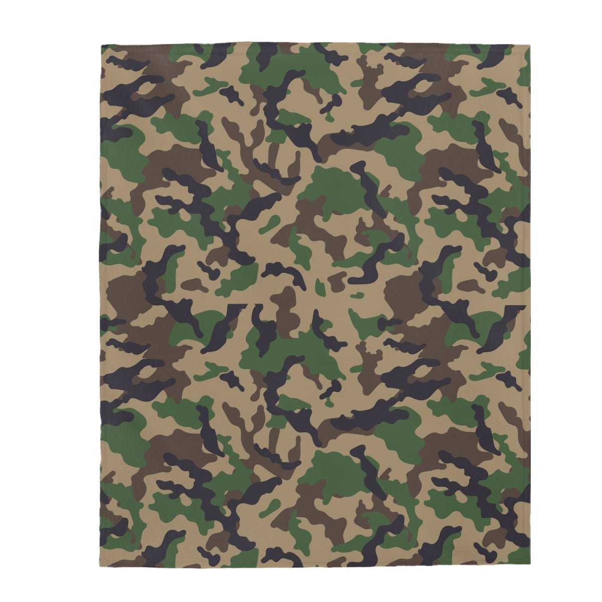 Camouflage Velveteen Plush Blanket - Super Soft, Warm & Cozy - We Love Your Gift