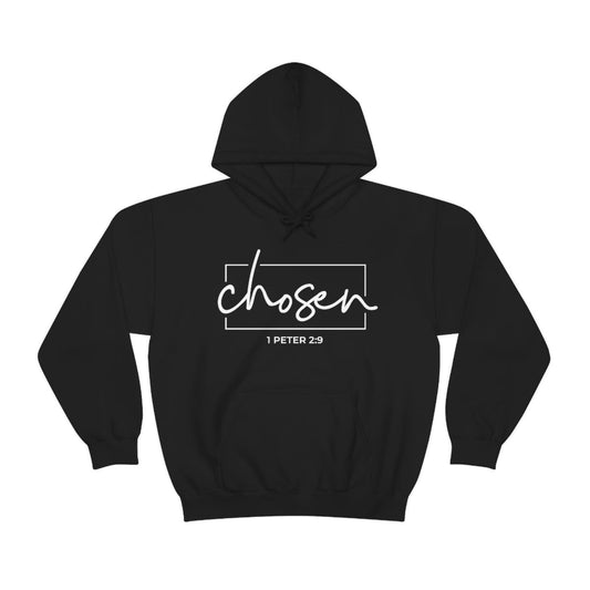 Chosen 1 Peter 2:9 Bible Verse Hoodie - We Love Your Gift