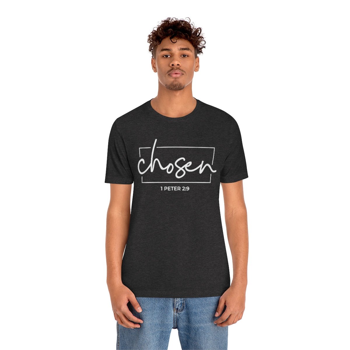 Chosen 1 Peter 2:9 Bible Verse Tshirt - We Love Your Gift