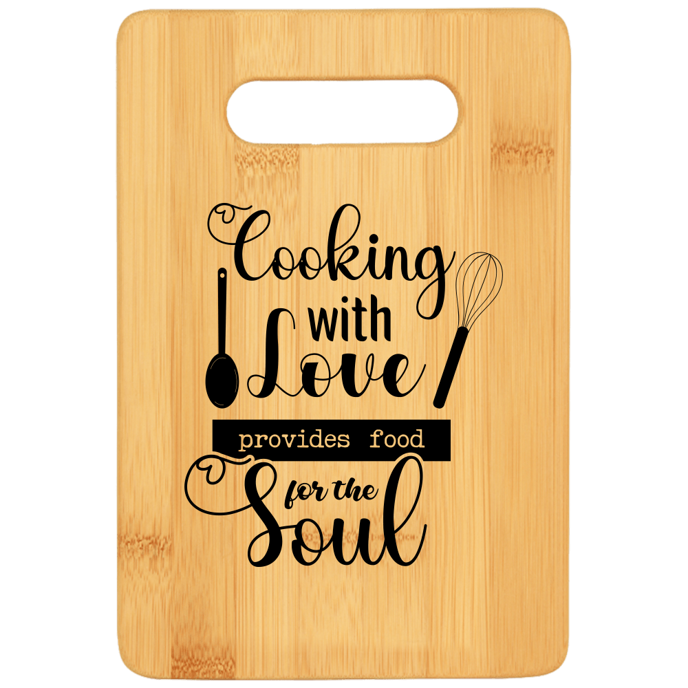 Cooking With Love Provides Food for the Cutting Board v2 - We Love Your Gift