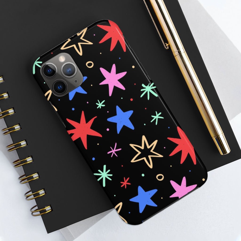 Cool Stars Tough Phone Case - Super-Cute & Impact Resistant for iPhones & Samsung - We Love Your Gift