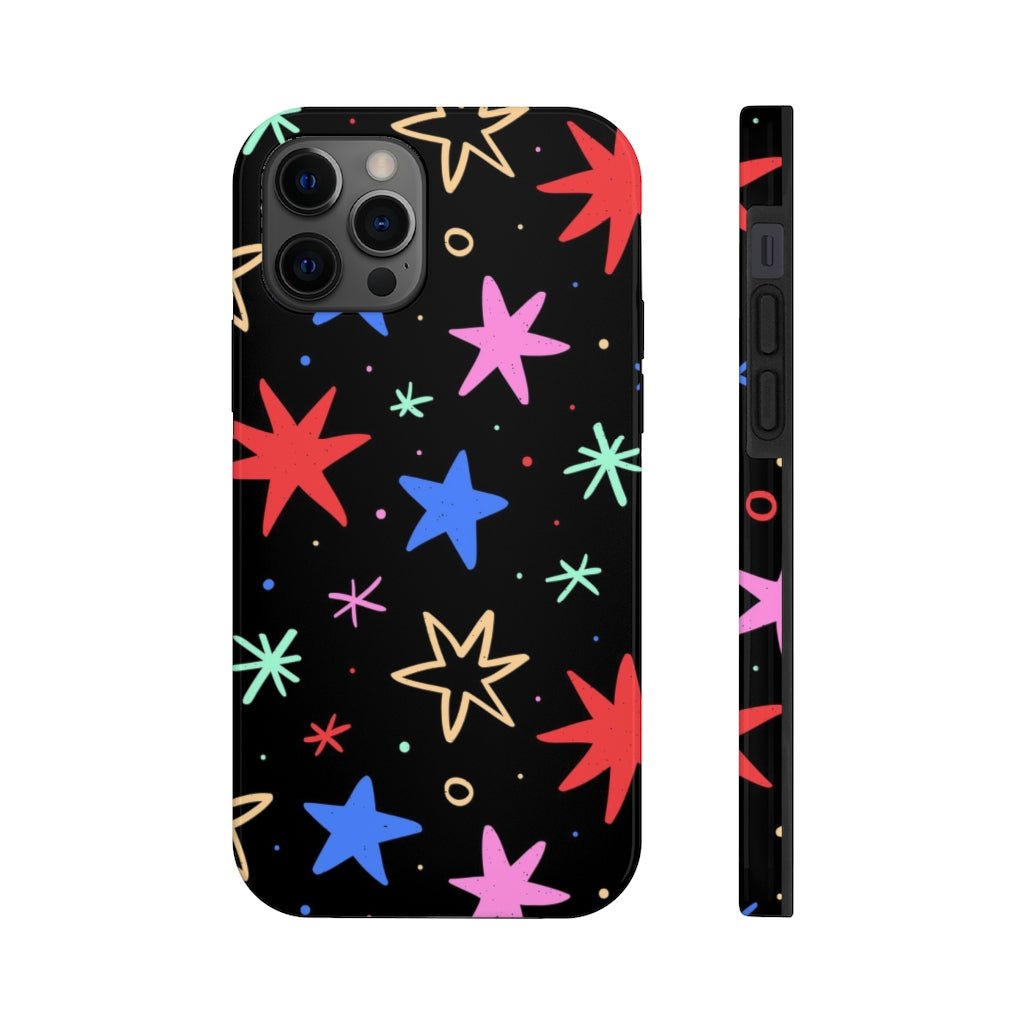 Cool Stars Tough Phone Case - Super-Cute & Impact Resistant for iPhones & Samsung - We Love Your Gift