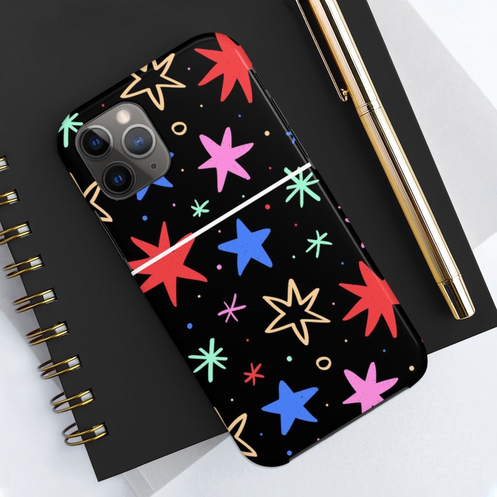 Cool Stars Tough Phone Case - Super-Cute & Impact Resistant for iPhones & Samsung - We Love Your Gift