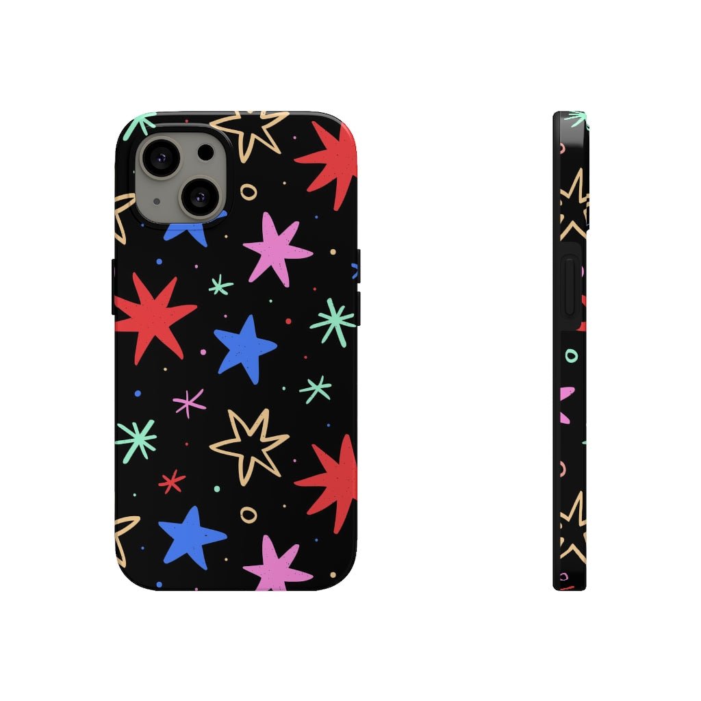 Cool Stars Tough Phone Case - Super-Cute & Impact Resistant for iPhones & Samsung - We Love Your Gift