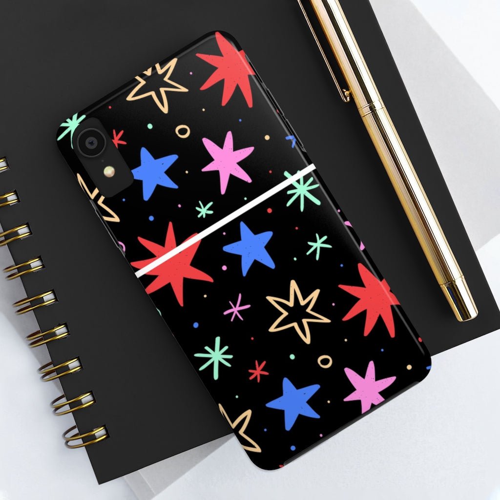 Cool Stars Tough Phone Case - Super-Cute & Impact Resistant for iPhones & Samsung - We Love Your Gift