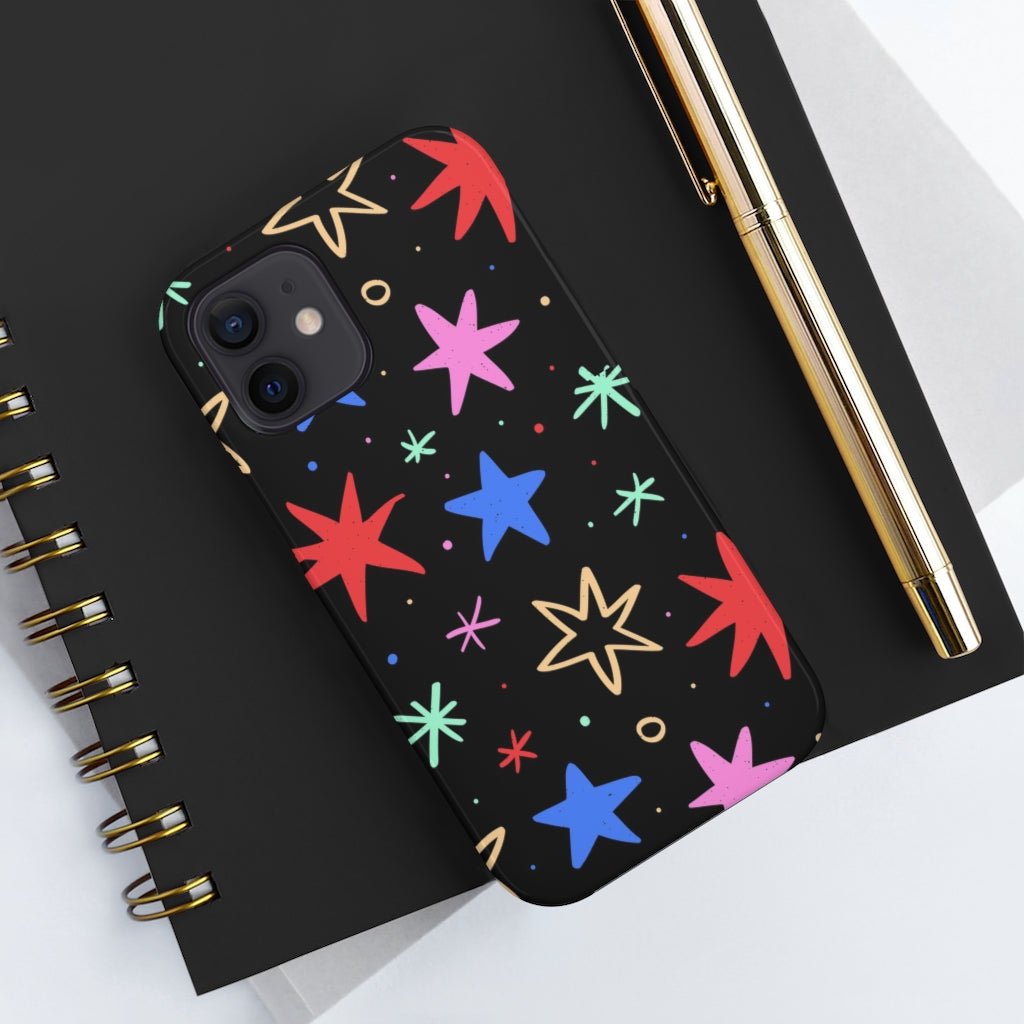 Cool Stars Tough Phone Case - Super-Cute & Impact Resistant for iPhones & Samsung - We Love Your Gift