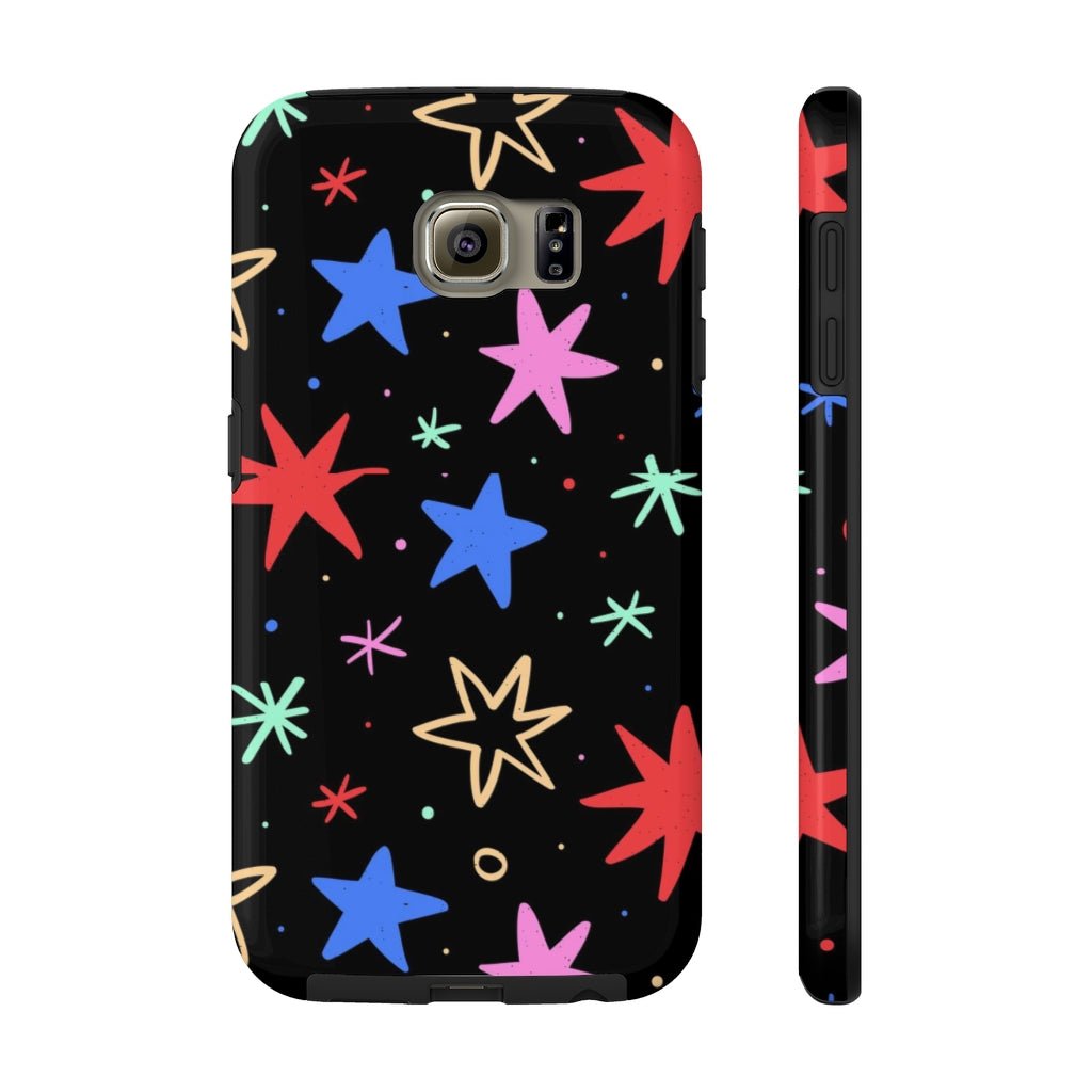 Cool Stars Tough Phone Case - Super-Cute & Impact Resistant for iPhones & Samsung - We Love Your Gift