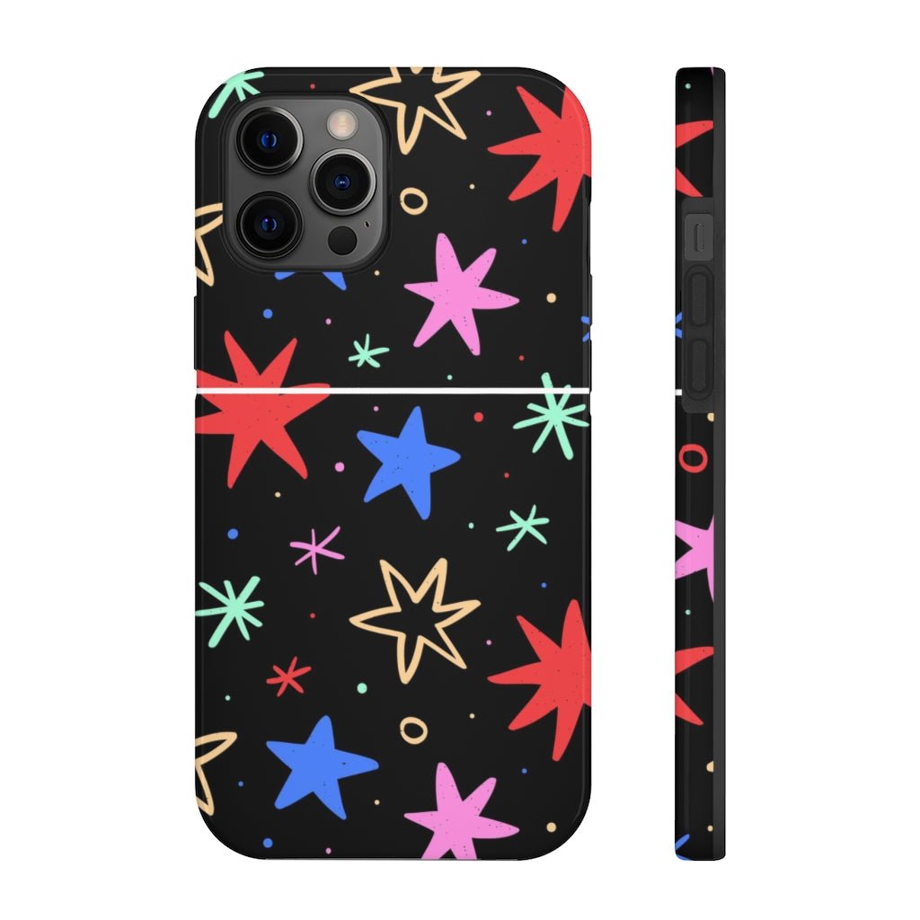 Cool Stars Tough Phone Case - Super-Cute & Impact Resistant for iPhones & Samsung - We Love Your Gift