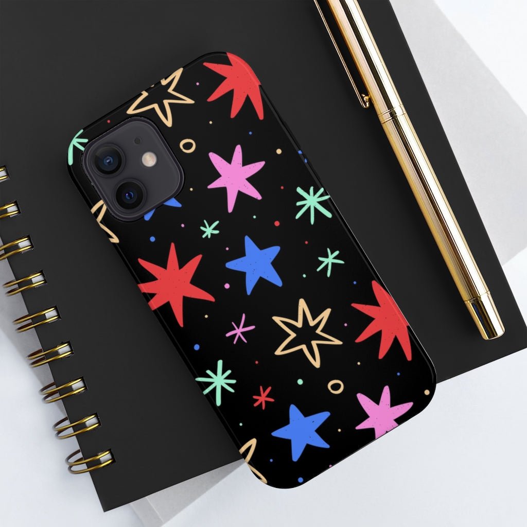 Cool Stars Tough Phone Case - Super-Cute & Impact Resistant for iPhones & Samsung - We Love Your Gift