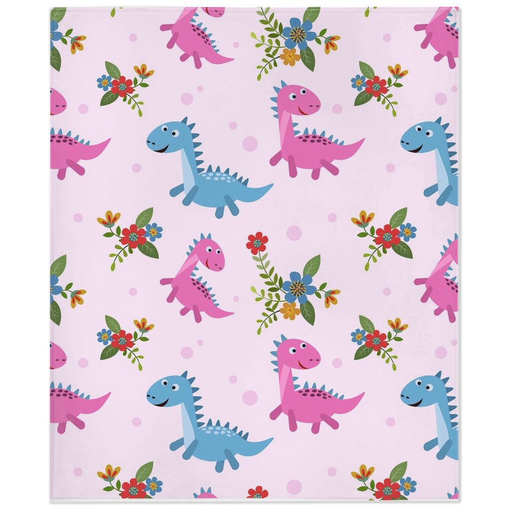 Cute Dino Minky Blankets - We Love Your Gift