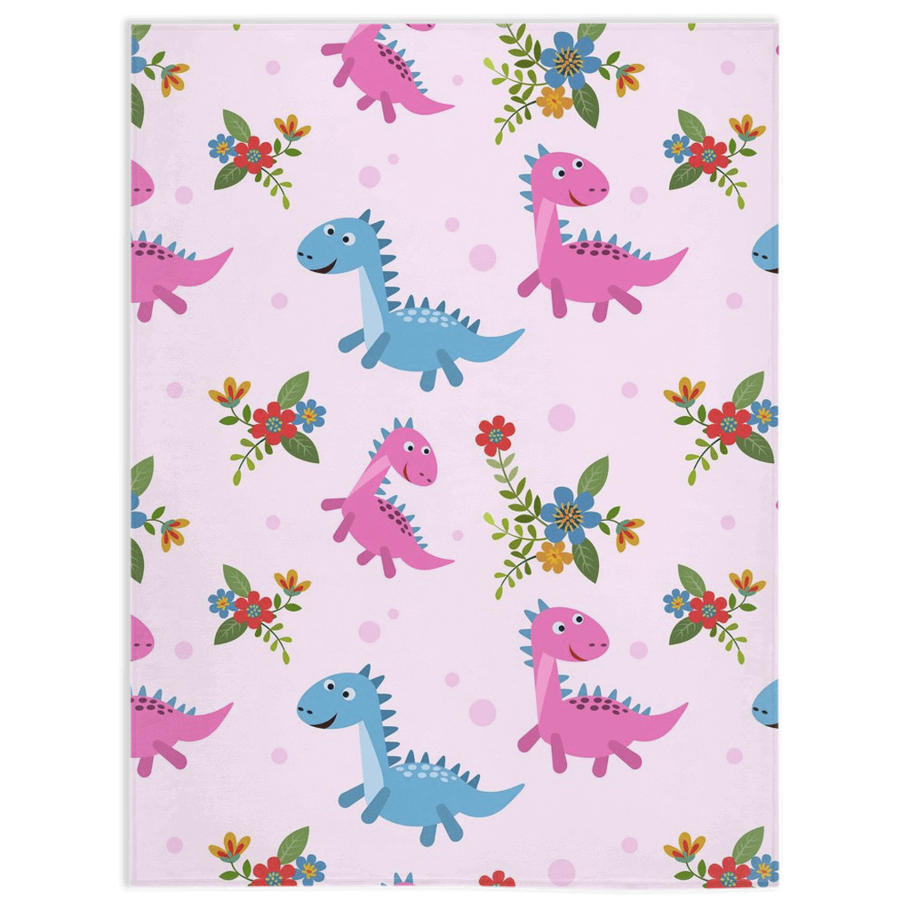 Cute Dino Minky Blankets - We Love Your Gift