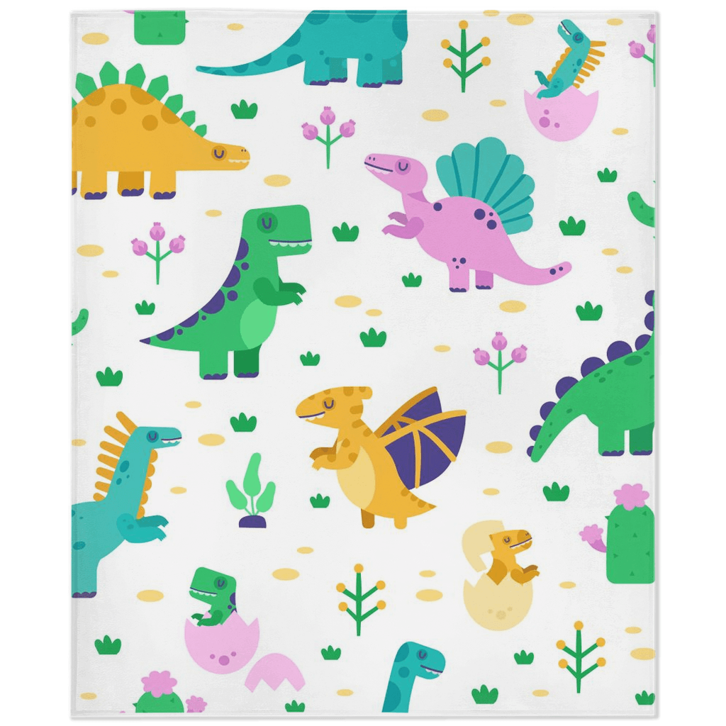 Cute Dinosaurs Minky Blankets - We Love Your Gift