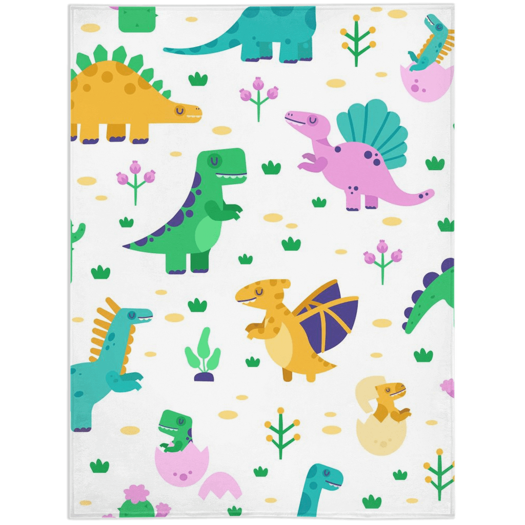 Cute Dinosaurs Minky Blankets - We Love Your Gift