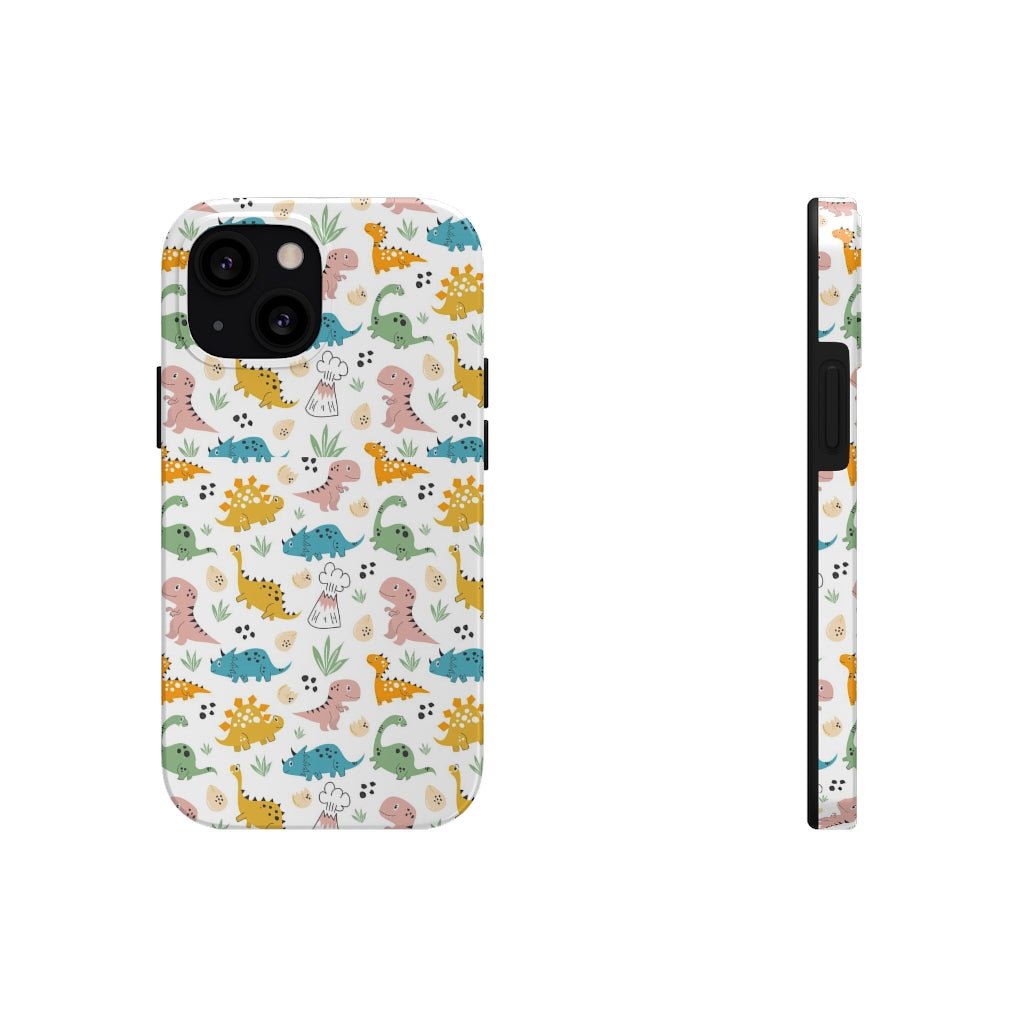 Cute Dinosaurs Tough Phone Case - Super-Cute & Impact Resistant for iPhones & Samsung - We Love Your Gift