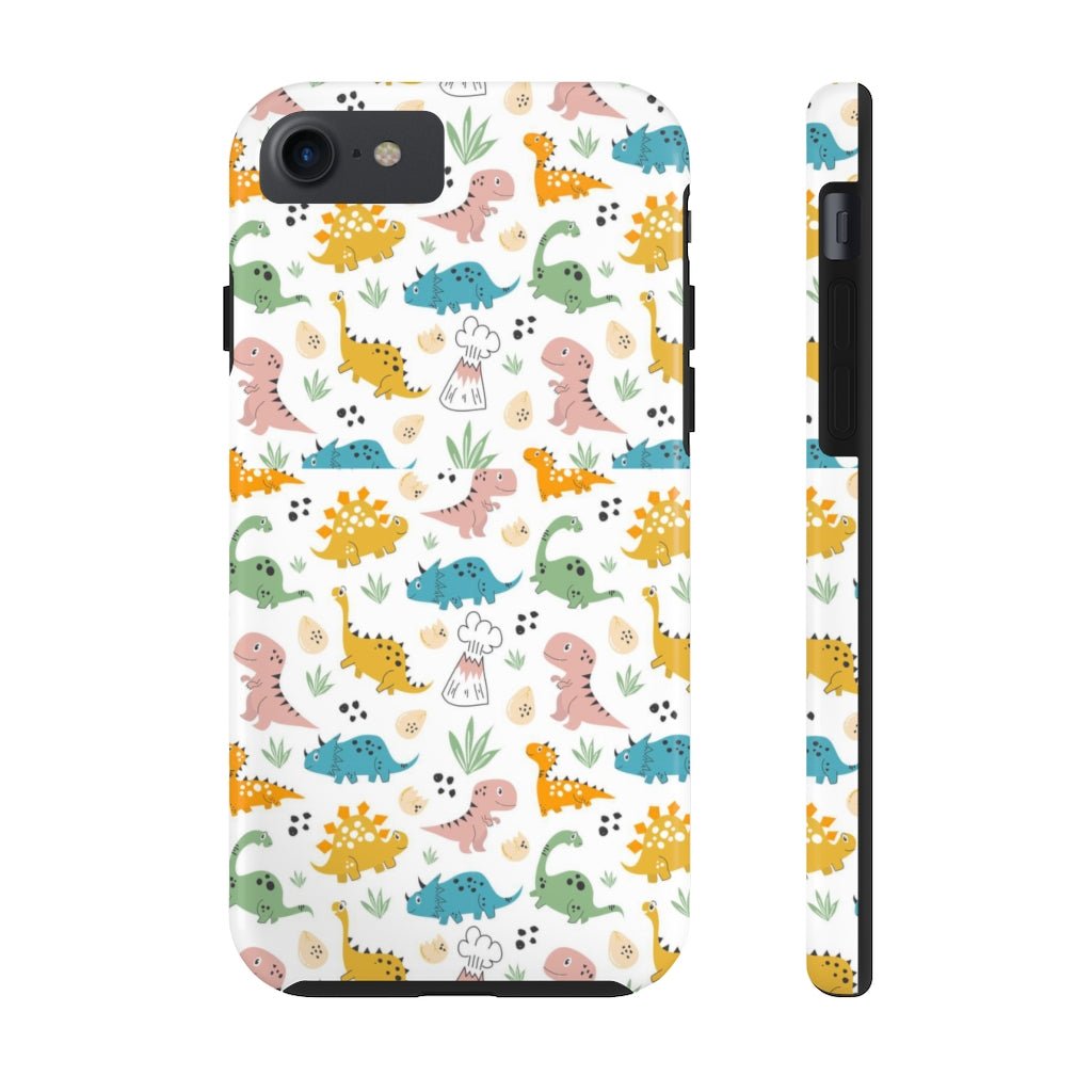 Cute Dinosaurs Tough Phone Case - Super-Cute & Impact Resistant for iPhones & Samsung - We Love Your Gift