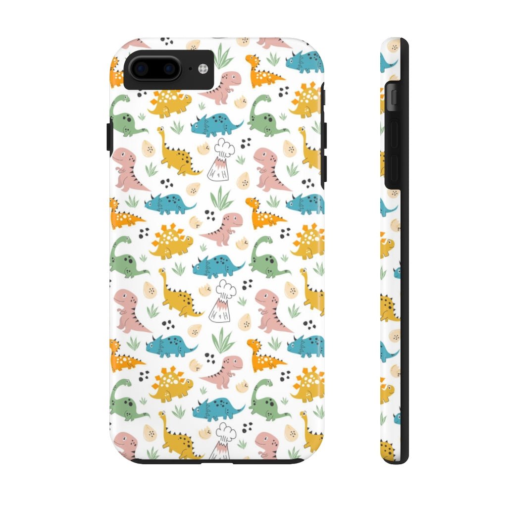 Cute Dinosaurs Tough Phone Case - Super-Cute & Impact Resistant for iPhones & Samsung - We Love Your Gift