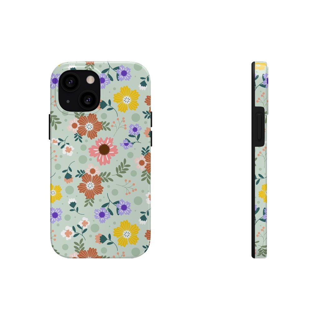 Cute Floral Tough Phone Case - Super-Cute & Impact Resistant for iPhones & Samsung - We Love Your Gift