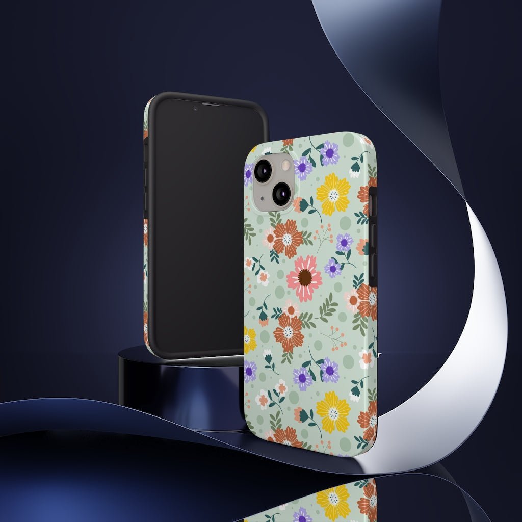 Cute Floral Tough Phone Case - Super-Cute & Impact Resistant for iPhones & Samsung - We Love Your Gift