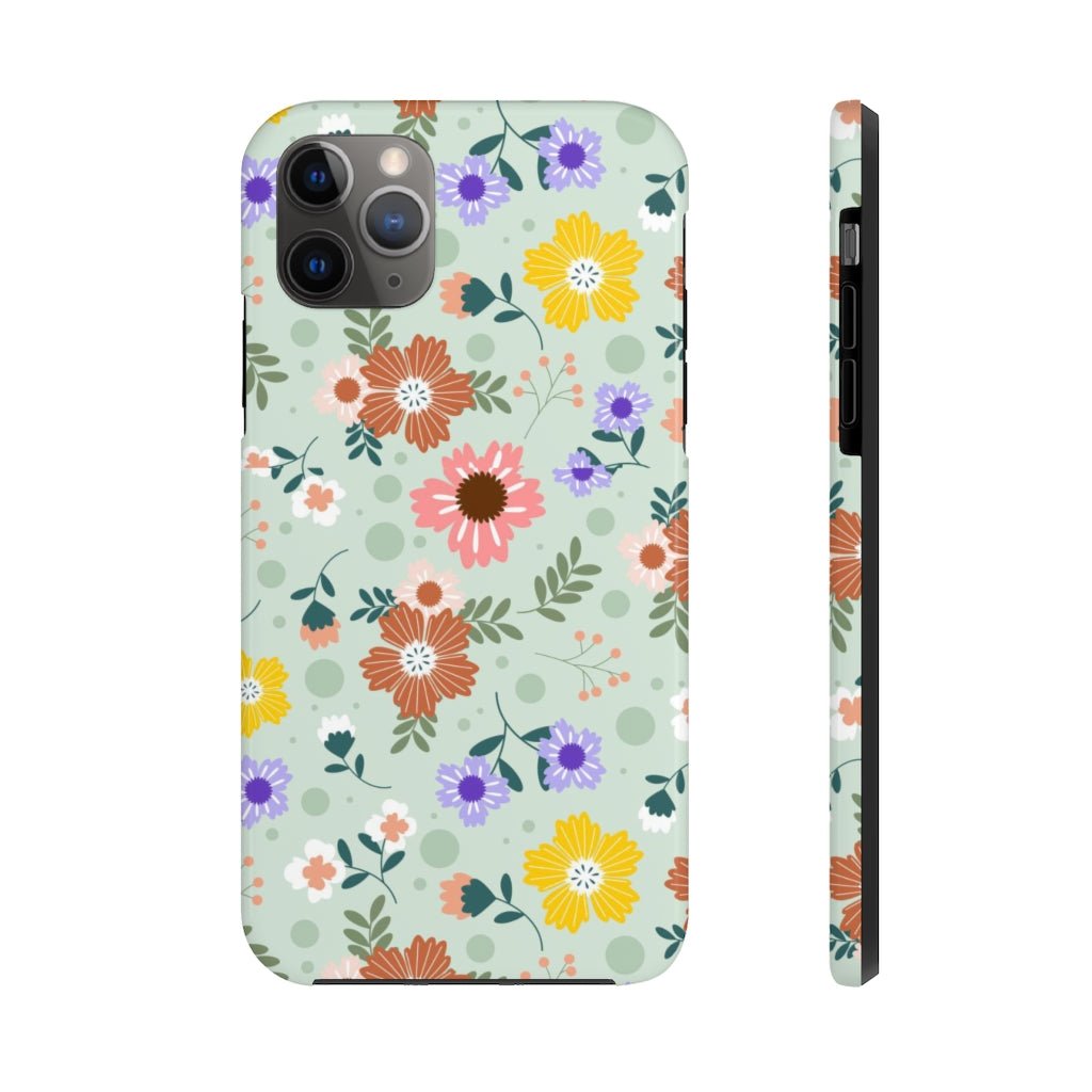 Cute Floral Tough Phone Case - Super-Cute & Impact Resistant for iPhones & Samsung - We Love Your Gift