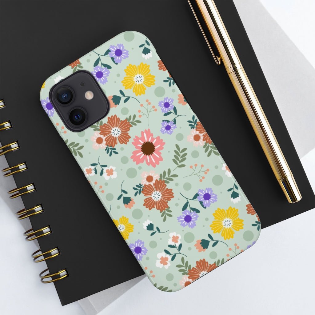 Cute Floral Tough Phone Case - Super-Cute & Impact Resistant for iPhones & Samsung - We Love Your Gift