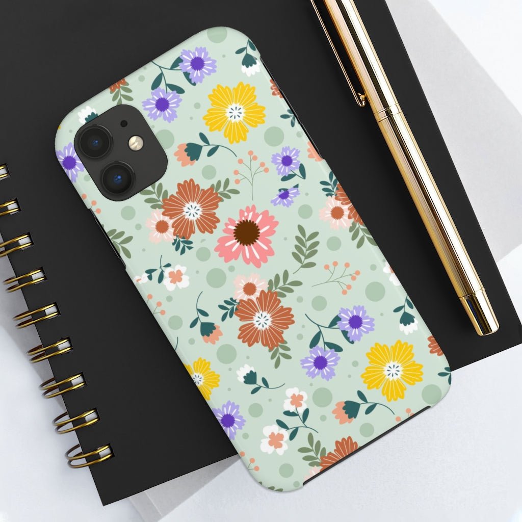 Cute Floral Tough Phone Case - Super-Cute & Impact Resistant for iPhones & Samsung - We Love Your Gift