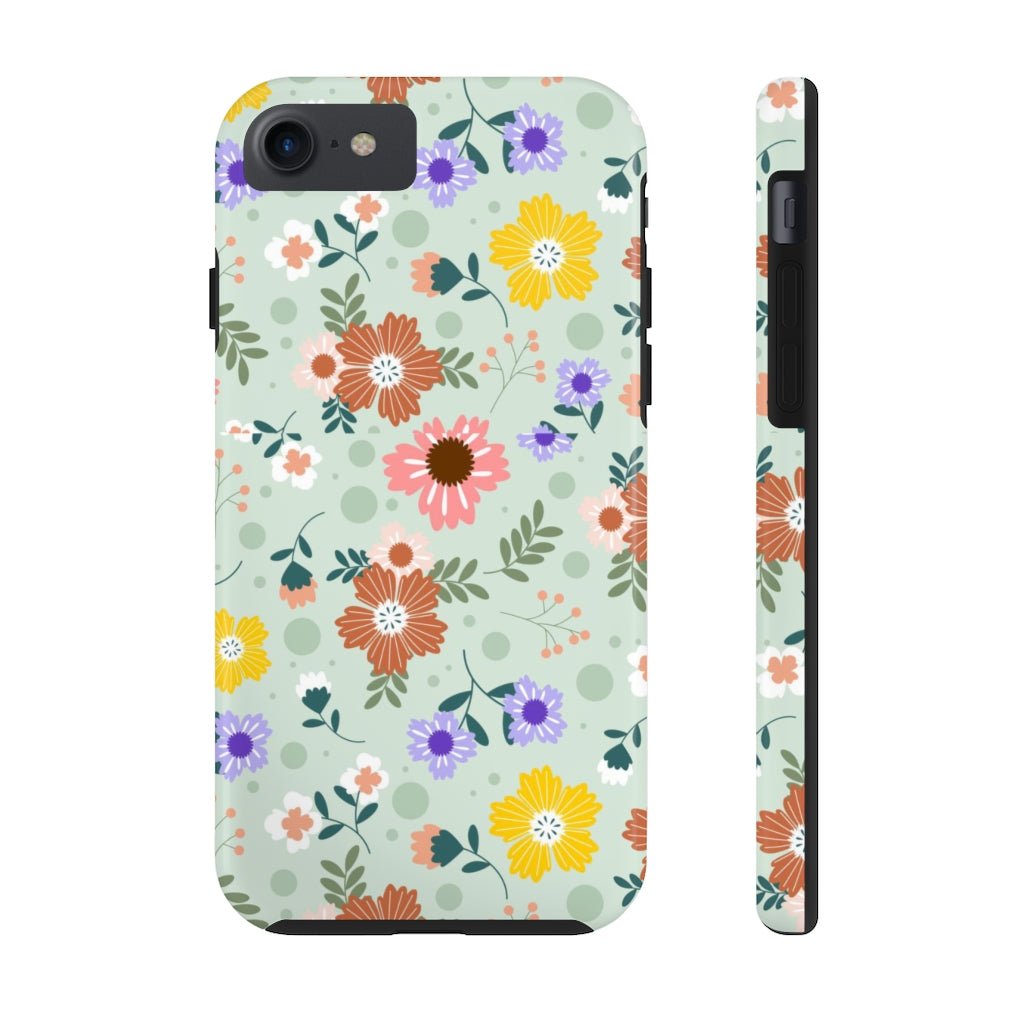 Cute Floral Tough Phone Case - Super-Cute & Impact Resistant for iPhones & Samsung - We Love Your Gift