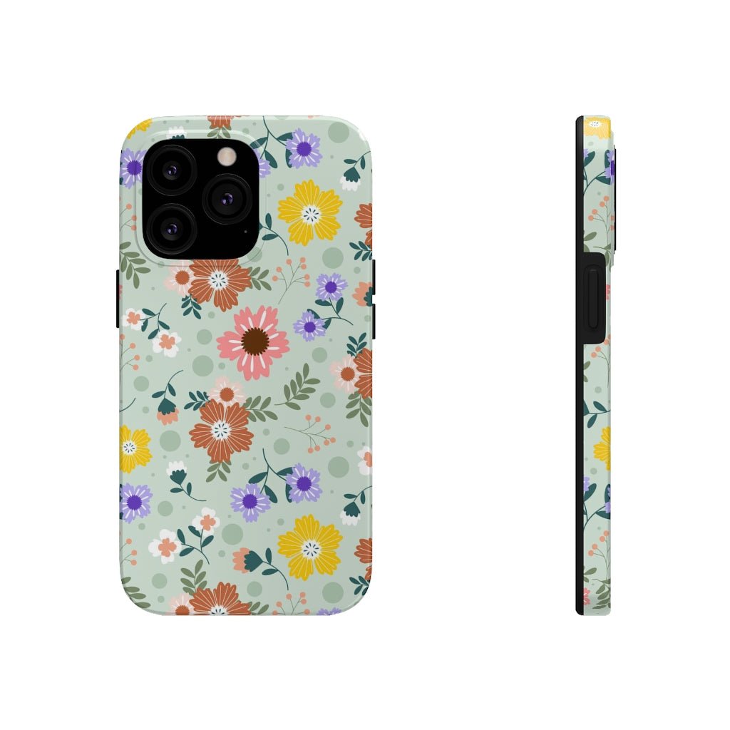 Cute Floral Tough Phone Case - Super-Cute & Impact Resistant for iPhones & Samsung - We Love Your Gift