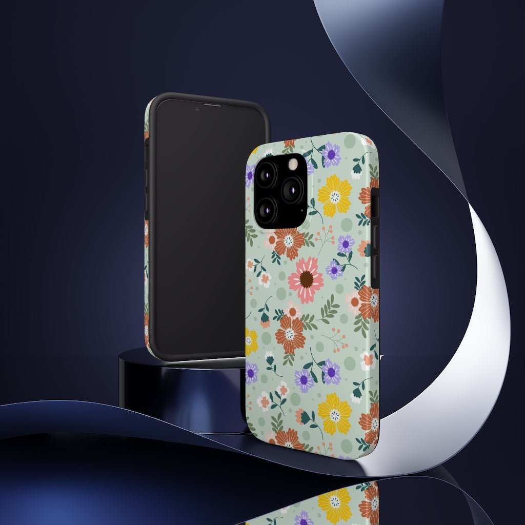 Cute Floral Tough Phone Case - Super-Cute & Impact Resistant for iPhones & Samsung - We Love Your Gift