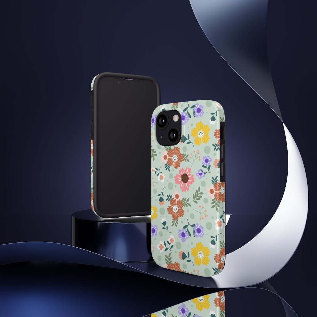 Cute Floral Tough Phone Case - Super-Cute & Impact Resistant for iPhones & Samsung - We Love Your Gift