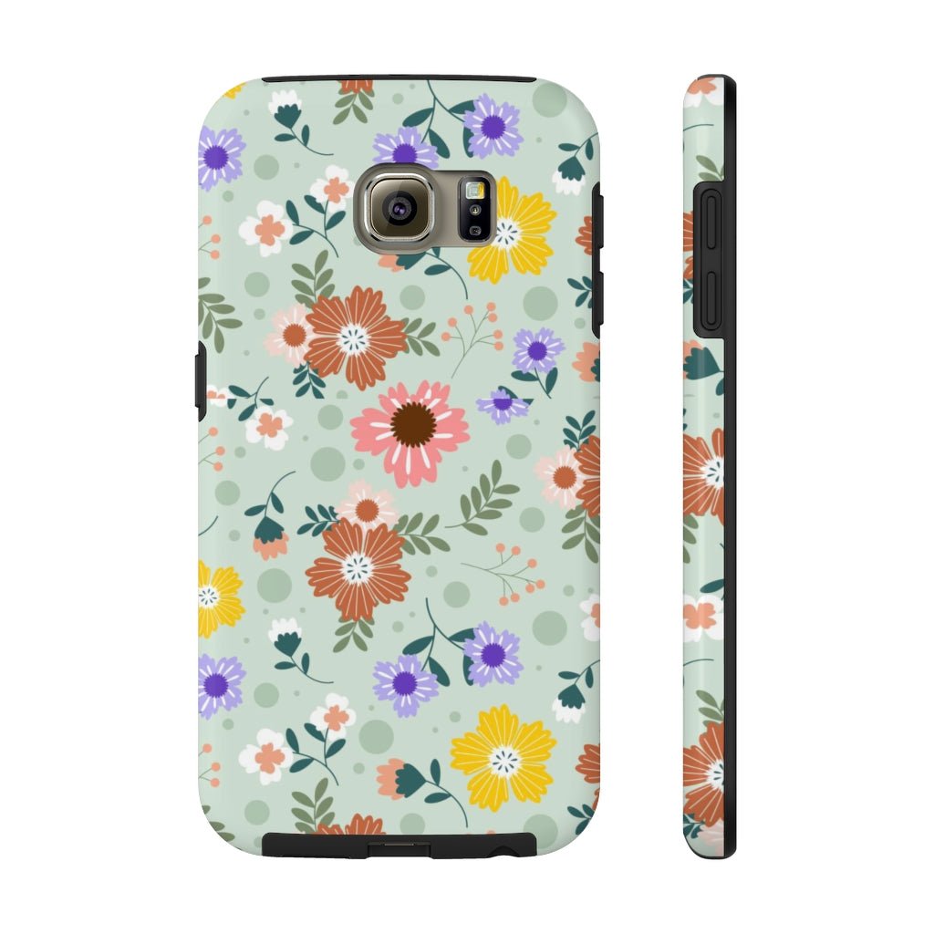 Cute Floral Tough Phone Case - Super-Cute & Impact Resistant for iPhones & Samsung - We Love Your Gift