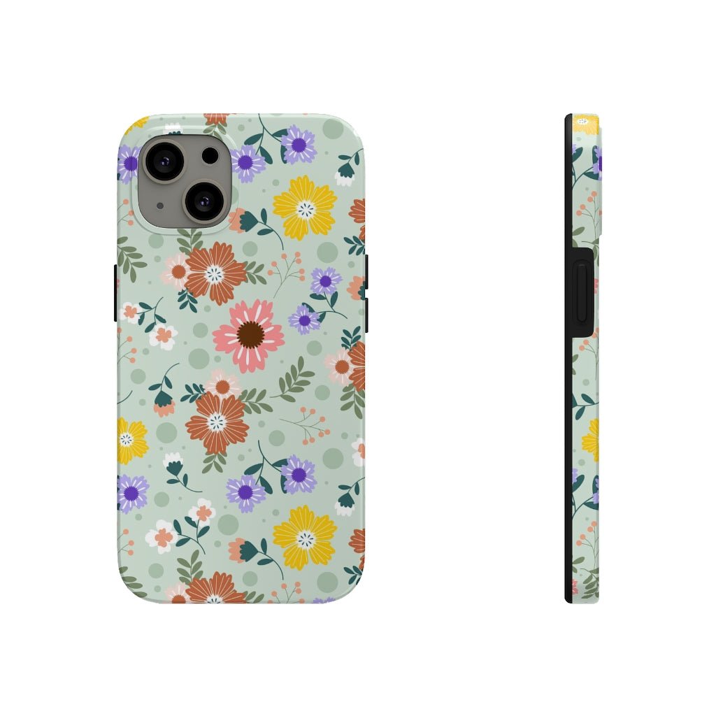 Cute Floral Tough Phone Case - Super-Cute & Impact Resistant for iPhones & Samsung - We Love Your Gift