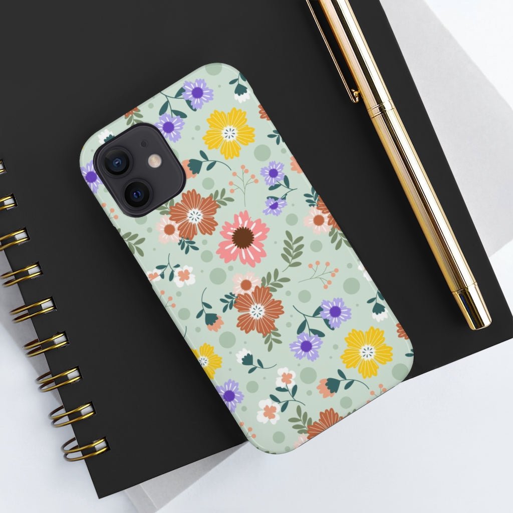 Cute Floral Tough Phone Case - Super-Cute & Impact Resistant for iPhones & Samsung - We Love Your Gift