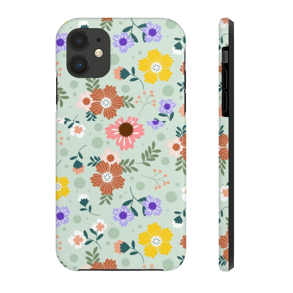 Cute Floral Tough Phone Case - Super-Cute & Impact Resistant for iPhones & Samsung - We Love Your Gift