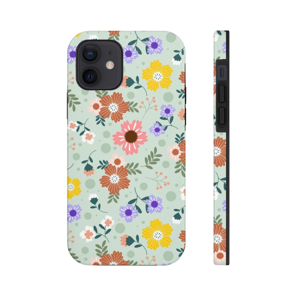 Cute Floral Tough Phone Case - Super-Cute & Impact Resistant for iPhones & Samsung - We Love Your Gift