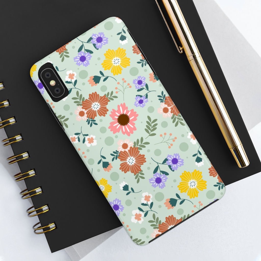 Cute Floral Tough Phone Case - Super-Cute & Impact Resistant for iPhones & Samsung - We Love Your Gift